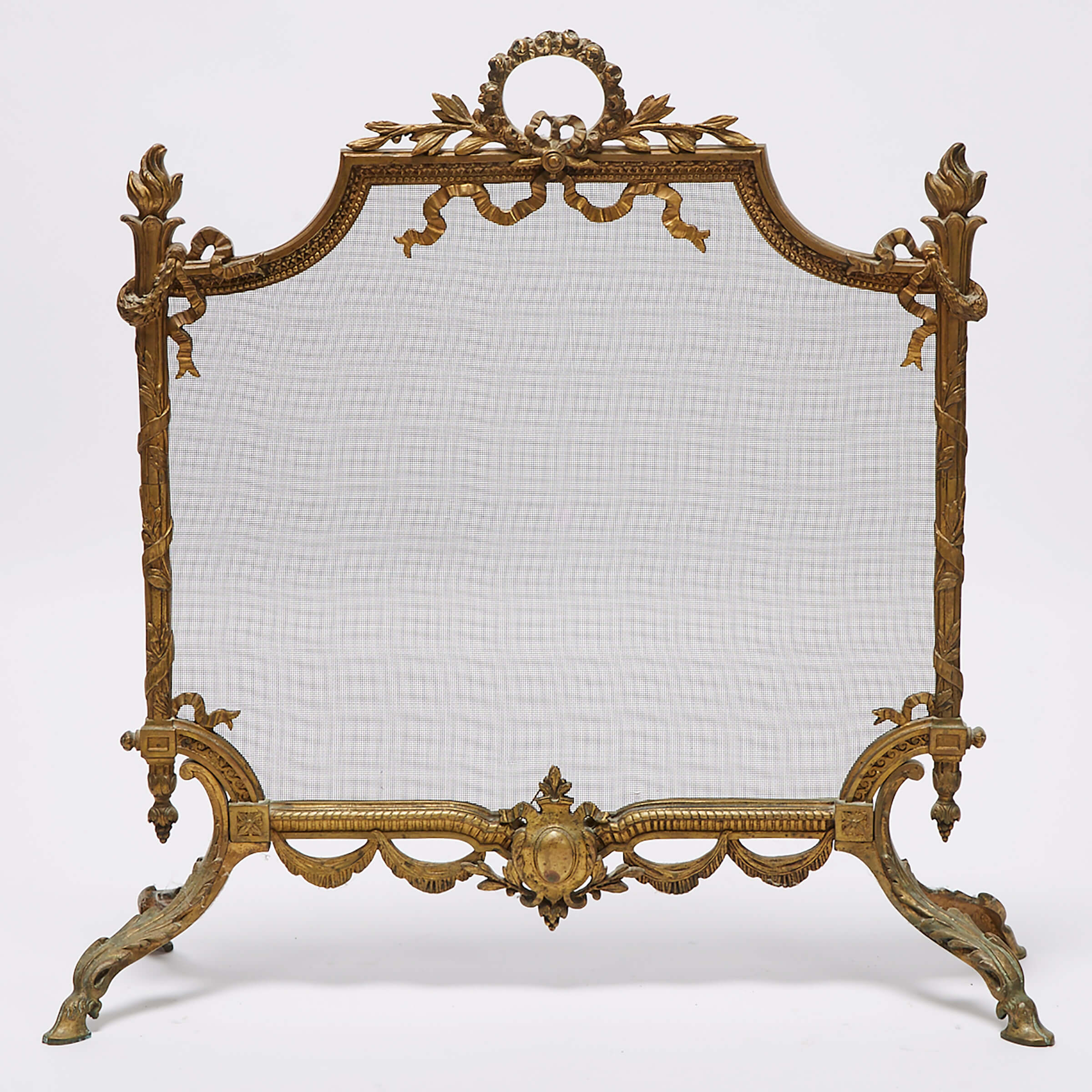 Louis XVI Style Ormolu Fire Screen