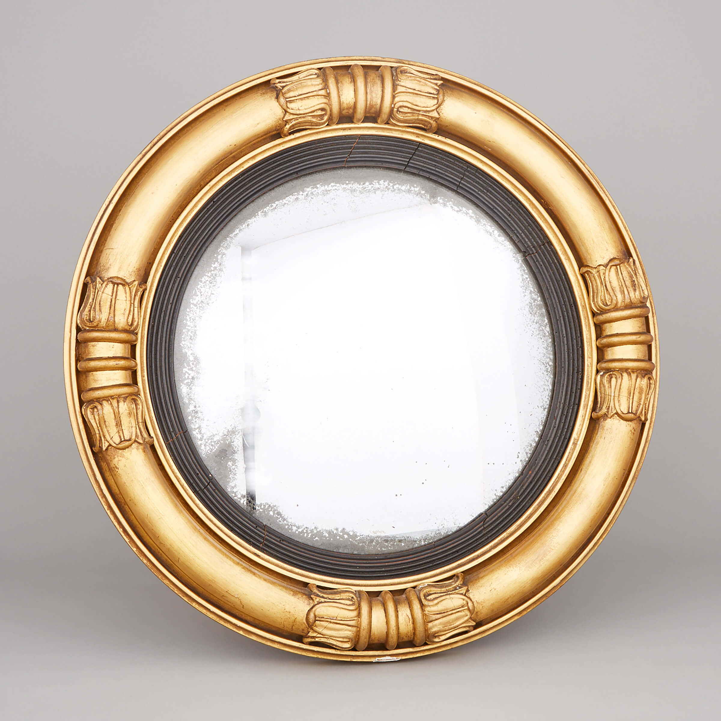 William IV Giltwood Convex Mirror, c.1835