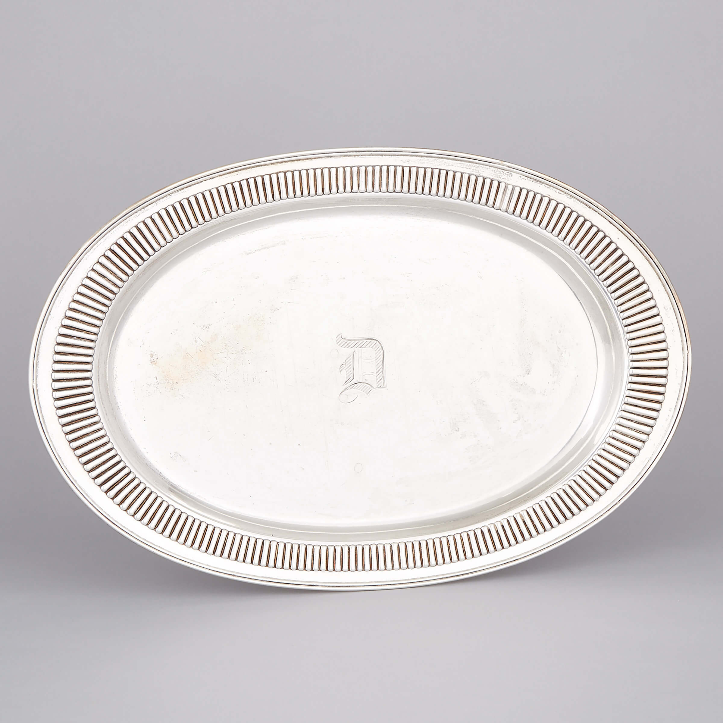 American Silver Oval Platter, Gorham Mfg., Co., Providence, R.I., 1896