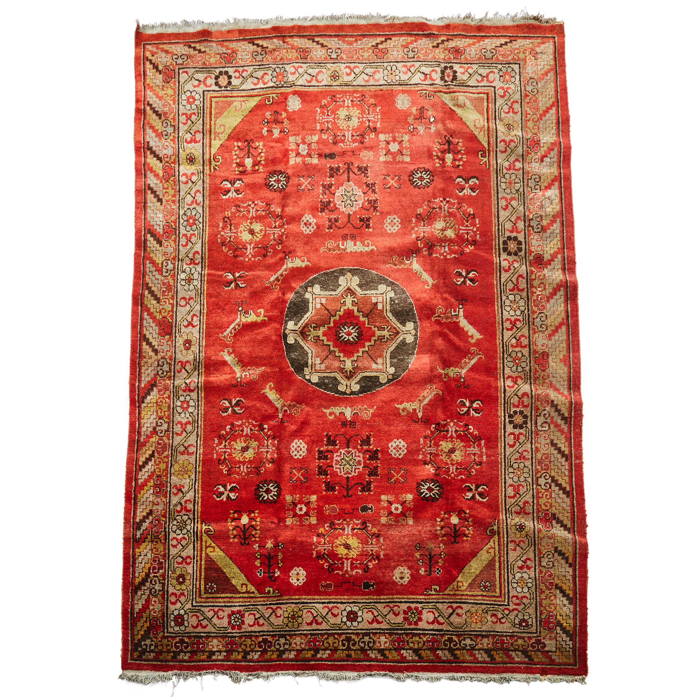 Yarkand Rug, Central Asia, early 20th century