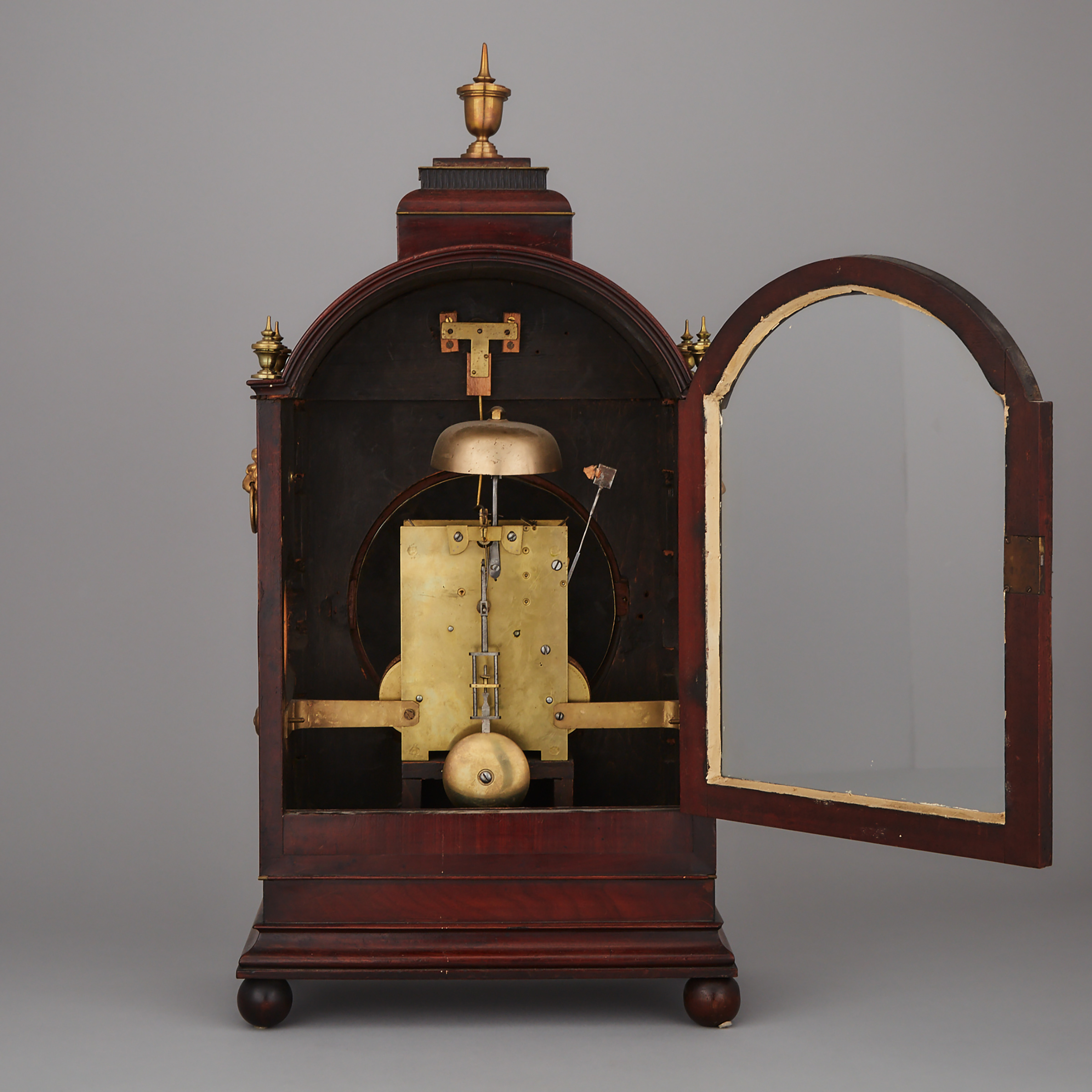 Large Scottish Victorian Brass Inlaid and Mounted Rosewood Bracket Clock, mid 19th century