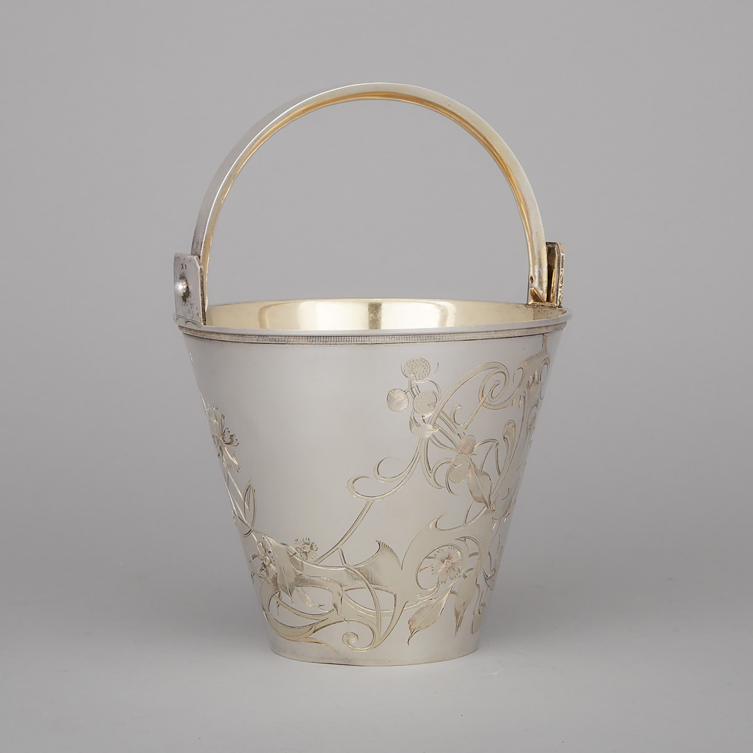 Russian Silver Ice Pail, probably Ivan Saltikov, Moscow, c.1900-08