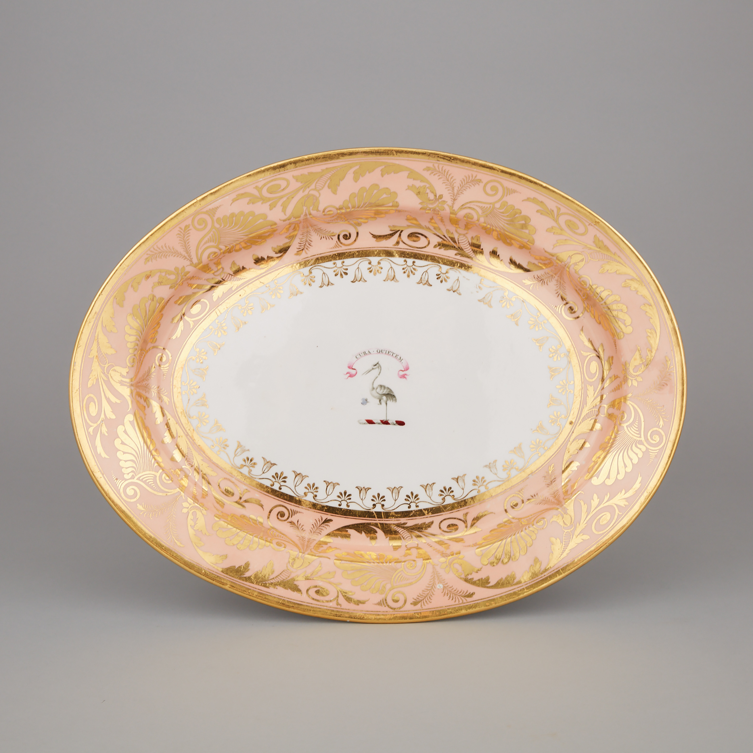 Barr, Flight & Barr Worcester Oval Platter, c.1804-13